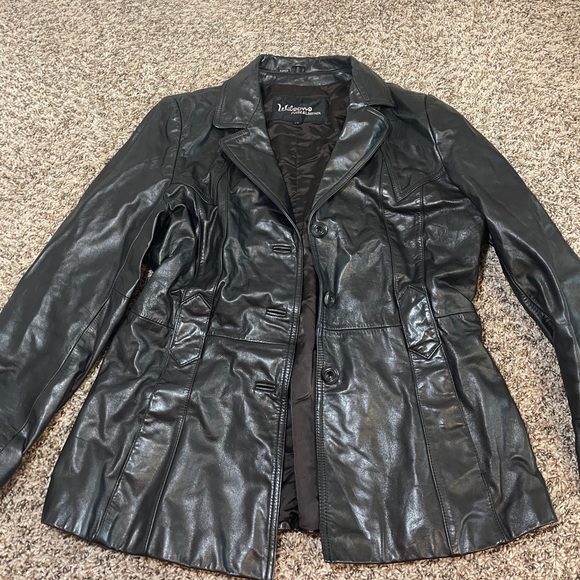 Vintage Wilson leather and suede leather jacket - Picture 1 of 6
